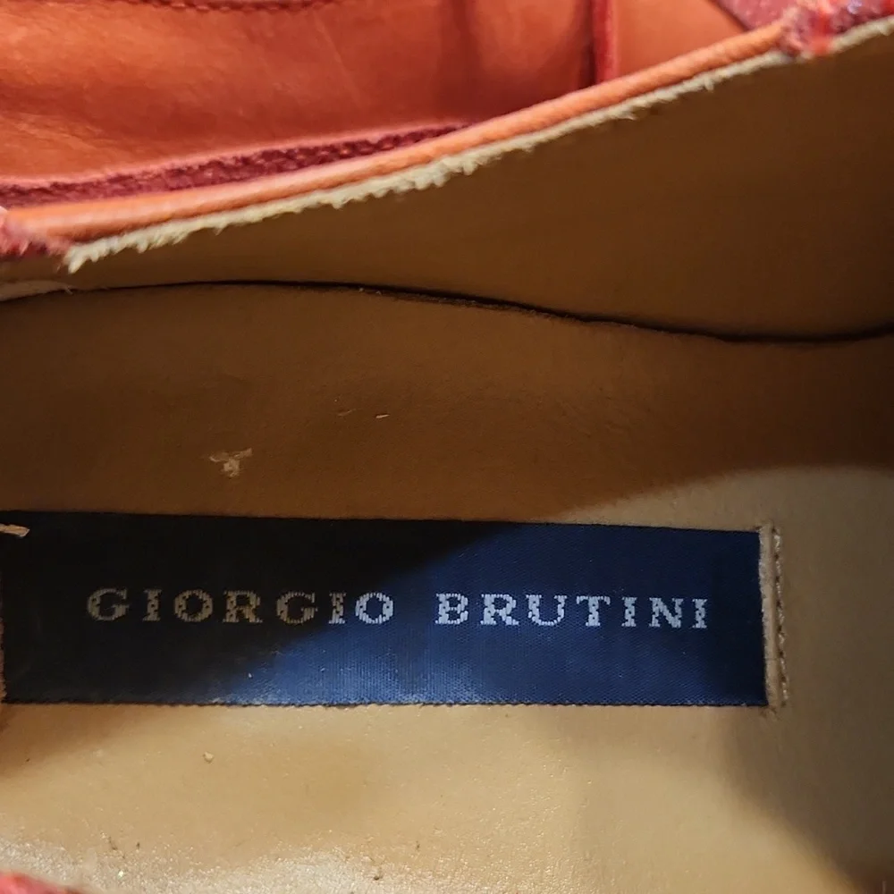 Giorgio Brutini Salmon Oxfords Size 7M